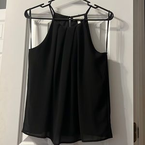 Simple black tank top